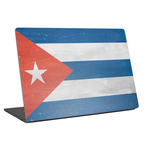 Cuban Flag Distressed Laptop Skins